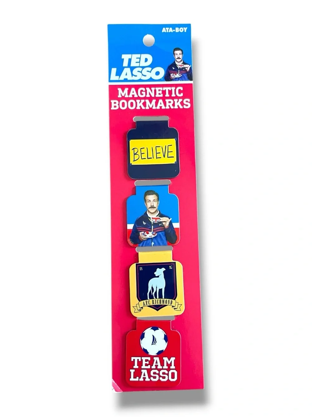 Ted Lasso Magnetic Bookmarks Set Believe AFC Richmond Team Lasso Ata-Boy NIP